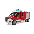 Bruder Mercedes Benz Sprinter - hasiči + pumpa, majáky