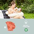 Babymoov Multifunkčný vankúš B.LOVE BUNDLE Earth Off White + náhradný poťah Terracotta