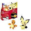 Mattel Pokémon Mega Pokéball - Charmander a Pichu