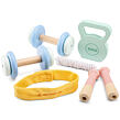 New Classic Toys Dětský dřevěný fitnes set