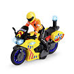 Dickie Záchranářský motocykl 17 cm s jezdcem