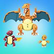 Mattel Mega Construx Pokémon evoluční set - Charmander