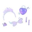 MGA Rainbow High Creative Crystals panenka - Violet Willow