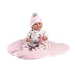 Llorens 74132 NEW BORN žmurkajúca realistická bábika bábätko so zvukmi a mäkkým látkovým telom 42 cm