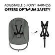 Hauck Křesílko Alpha Bouncer Premium Dark Grey k židli Alpha+/Beta+