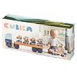 Cubika Pastel Kamion s auty - dřevěná skládačka 12 dílů