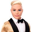 Mattel Barbie Vánoční panenka Ken blond 2025