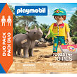 Playmobil DuoPack Ošetrovateľ s nosorožcom