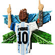 LEGO® Editions 43018 Lionel Messi – Okamih víťazstva