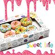 Dooky Gift DONUTS ponožky Tutti Frutti 3 páry