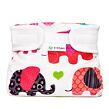 T-tomi Ortopedické abdukčné nohavičky - suchý zips, pink elephants, 3-6 kg