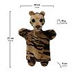 Moravská ústředna Tiger 27cm, maňuška