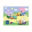 Dino PEPPA PIG 12 Drevené licenčné kocky