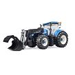 Bruder Traktor NEW HOLLAND T7 + čelný nakladač