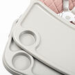 Jedálenská stolička Baby Mix Freja wooden dusty pink