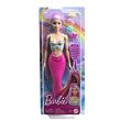 Mattel Barbie Rozprávková bábika s dlhými vlasmi - morská panna
