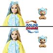 Mattel Barbie Cutie Reveal Barbie v kostýmu - Medvídek v modrém kostýmu delfína