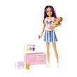 Mattel Barbie Nanny Spielset – Schlafen