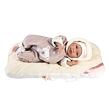 Llorens 74106 NEW BORN - realistická panenka miminko se zvuky a měkkým látkovým tělem - 42 cm