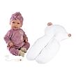 Llorens 74118 NEW BORN - realistická bábika bábätko so zvukmi a mäkkým látkovým telom - 42 cm