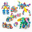 CLIXO Wheel Creator - magnetická stavebnica 72 kusov