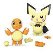Mattel Pokémon Mega Pokéball - Charmander a Pichu