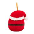 SQUISHMALLOWS Vianočná ozdoba Santa s okuliarmi - Nick, 10 cm