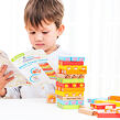 New Classic Toys Drevená veža Jenga so zvieratkami