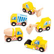 New Classic Toys Sada stavebních vozidel - 5 ks