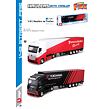 Bburago 1:43 Truck with trailer MB Actros Gigaspace Firestone, více druhů