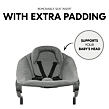 Hauck Křesílko Alpha Bouncer Premium Dark Grey k židli Alpha+/Beta+