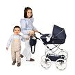 DeCuevas 80044 Skládací kočárek pro panenky s taškou Vintage 2025 - 81 cm