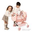 DeCuevas 86074 Môj prvý kočík pre bábiky s taškou Tulipe 2025 - 56 cm