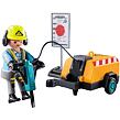 Playmobil Stavebný robotník so zbíjačkou