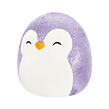 SQUISHMALLOWS Fialový tučniak - Elle, 13 cm