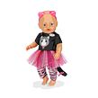 BABY born Kleid mit Katzenmotiv, 43 cm
