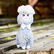 InnoGIO Plyšová hračka ALPACA Grey 30cm