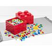 LEGO úložný box 4 - červená
