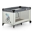 PETITE&MARS Postieľka cestovná Nyja Teddy Biker Grey