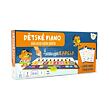 Teddies Elektronická hrací podložka pianko Zvířátka a jejich kapela 80x37cm