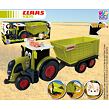 HAPPY PEOPLE Traktor s prívesom CLAAS KIDS AXION 870 + Cargos 750