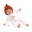 Llorens 63303 LITTLE BABY - realistická bábika bábätko s mäkkým látkovým telom - 32 cm