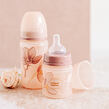 Canpol babies Antikoliková fľaša EasyStart GOLD 120ml ružová