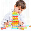 New Classic Toys Drevená veža Jenga so zvieratkami
