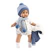 Llorens 38573 SASHA - realistická bábika so zvukmi a mäkkým látkovým telom 38 cm