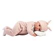 Llorens 74508 NEW BORN realistická bábika bábätko so zvukmi a mäkkým látkovým telom 45 cm