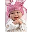 Llorens 74134 NEW BORN realistická bábika bábätko so zvukmi a mäkkým látkovým telom 42 cm