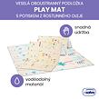Asalvo Hracia podložka PLAY MAT XL 120 * 180cm Animals-city