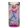 Mattel Barbie v pohybe - Blondínka v modrých legínkach