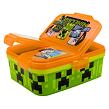 Cutie de gustări STOR Minecraft XL cu compartimente
